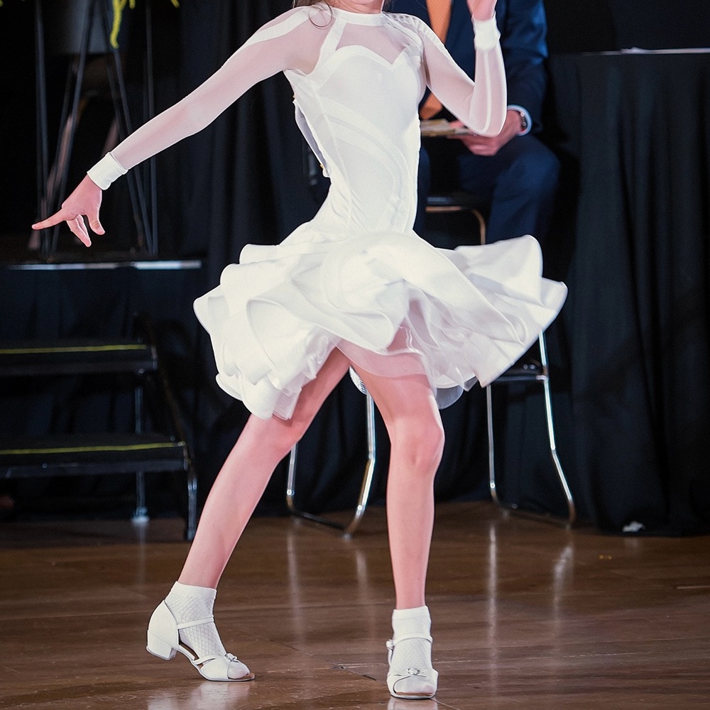 Designer Latin Ballroom Basic Dance Dress